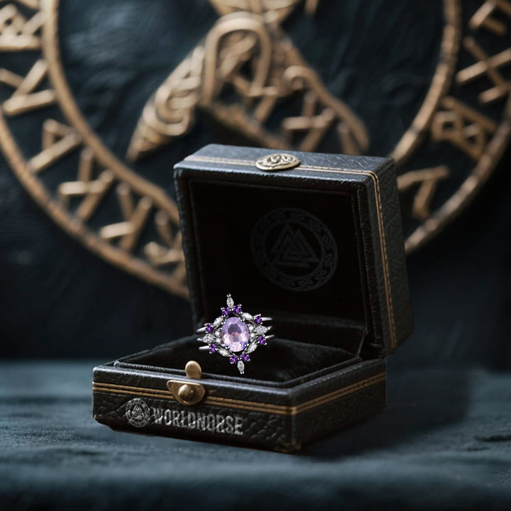 WorldNorse Eir's Grace Healing Crystal Ring - image 3