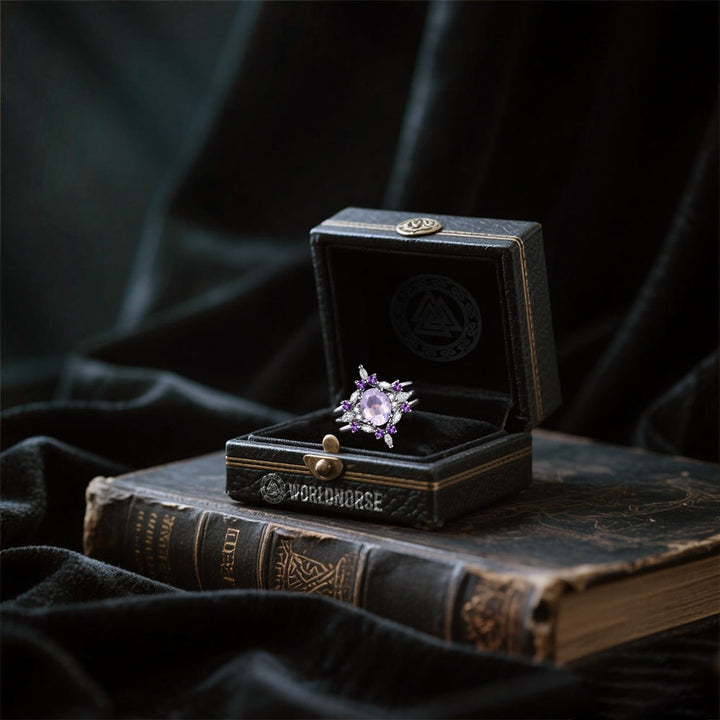 WorldNorse Eir's Grace Healing Crystal Ring - image 5