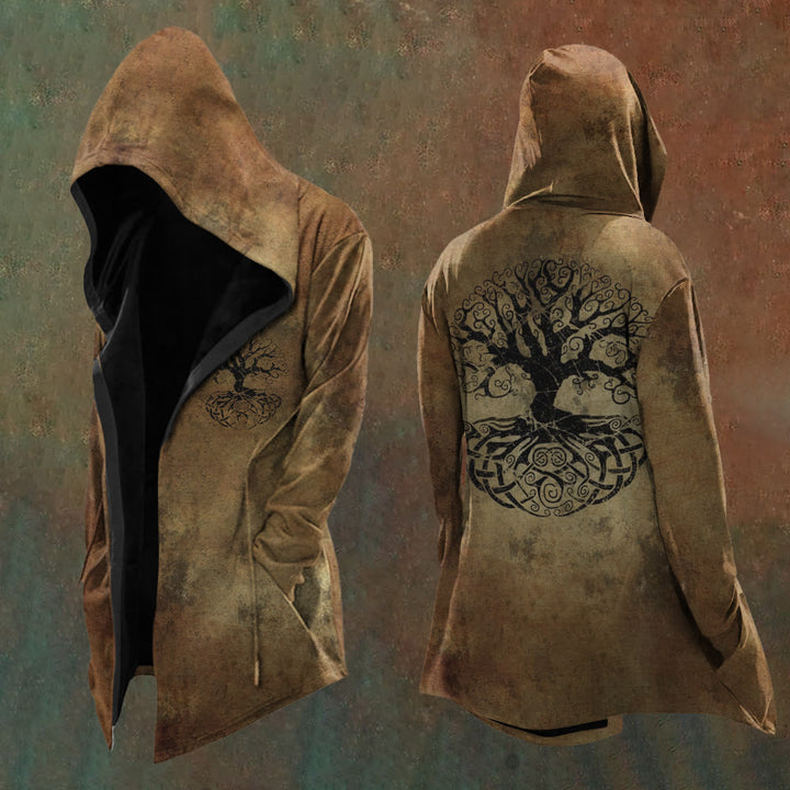 WorldNorse Yggdrasil Totem Art Hooded Jacket - US/UK/AU48，EU58 (4XL) - image 1