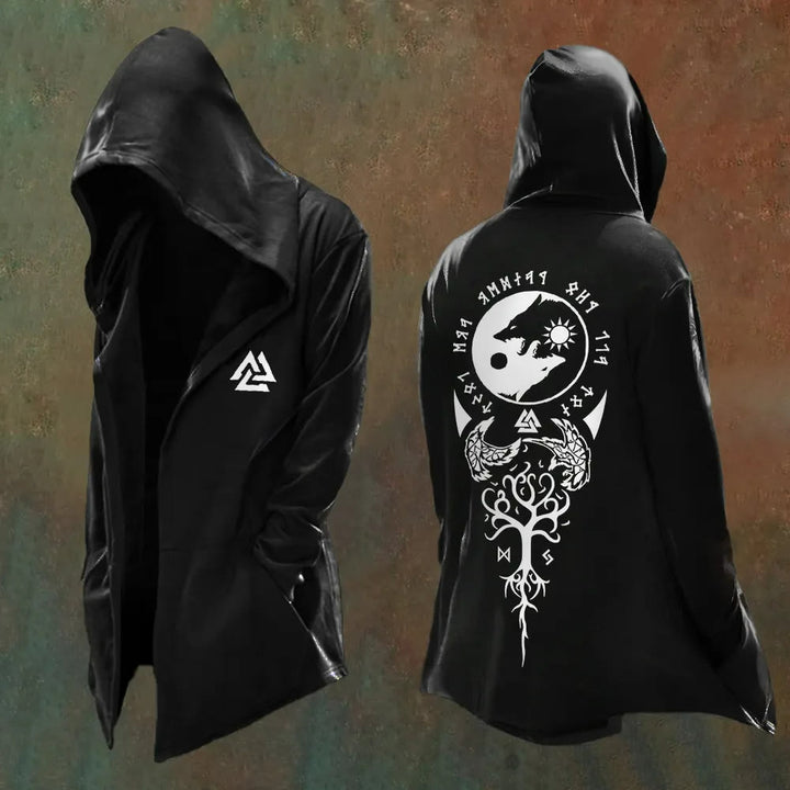 WorldNorse Fenrir Yggdrasil Hooded Jacket - US/UK/AU48，EU58 (4XL) - image 1
