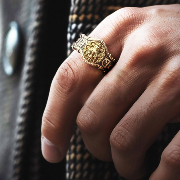 WorldNorse Handcrafted 925 Silver Vintage Dragon Emblem Ring - image 7