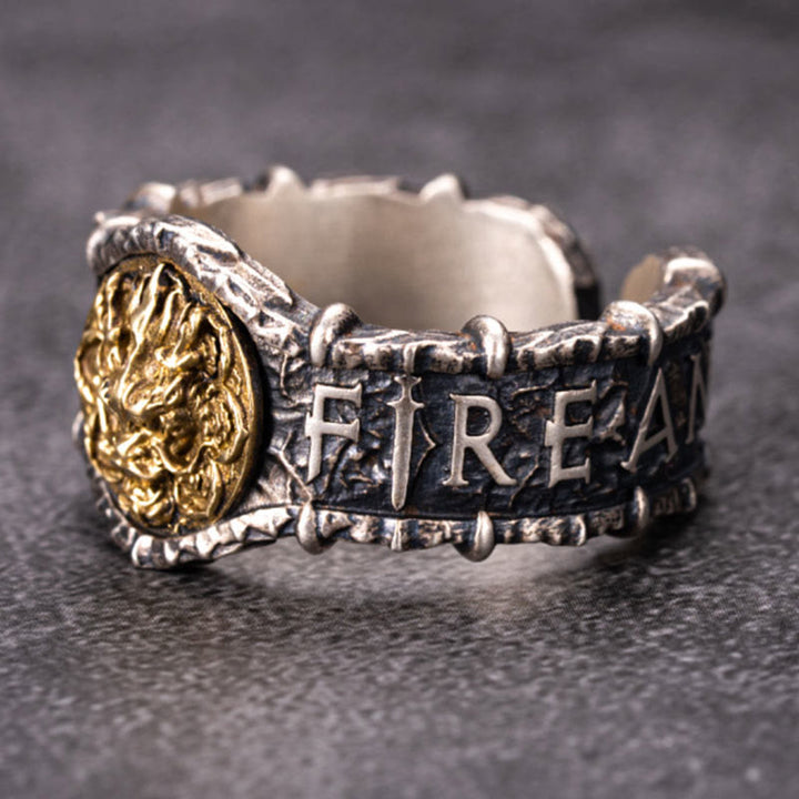 WorldNorse Handcrafted 925 Silver Vintage Dragon Emblem Ring - image 4