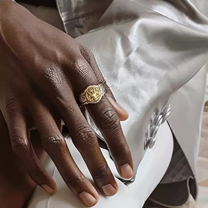 WorldNorse Handcrafted 925 Silver Vintage Dragon Emblem Ring - image 8