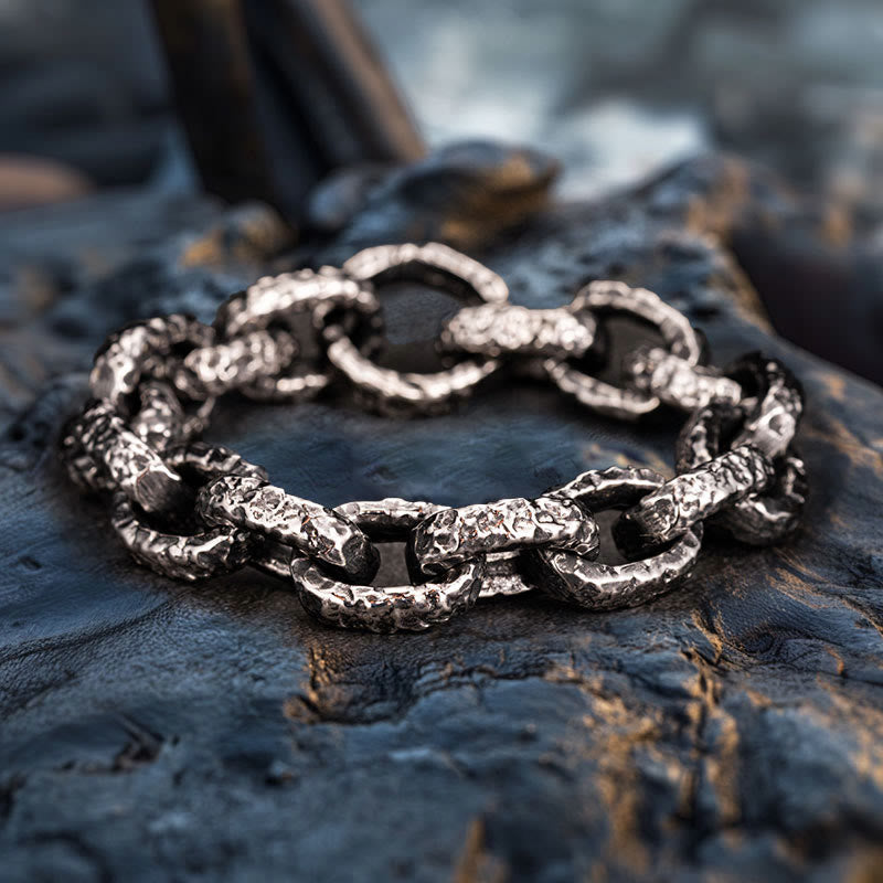 WorldNorse Icefield Hammered Bracelet - Hammered - 23cm - image 0