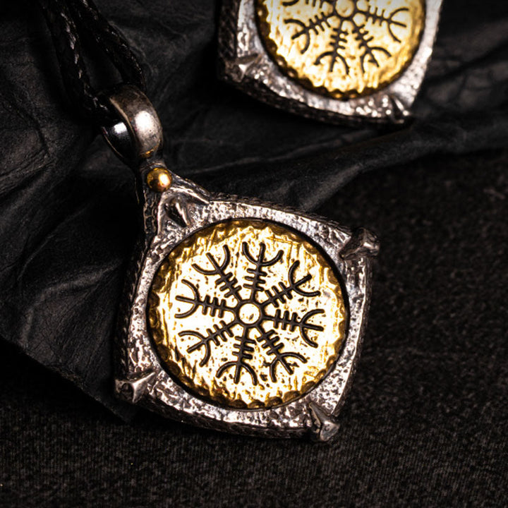 WorldNorse Handcrafted 925 Silver Helm Of Awe Necklace - image 12