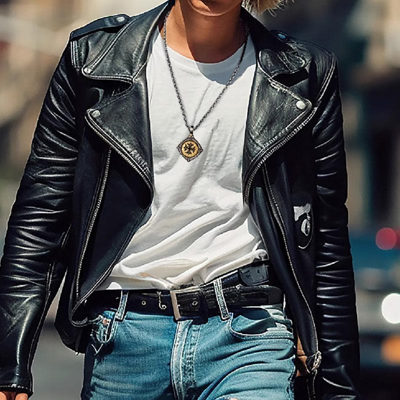 WorldNorse Handcrafted 925 Silver Helm Of Awe Necklace - image 5