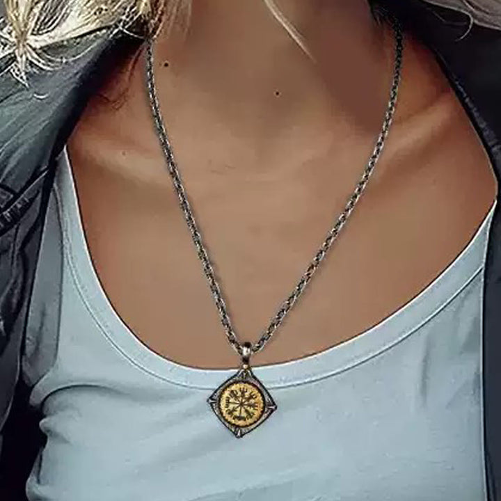 WorldNorse 925 Sterling Silver Helm Of Awe Necklace - image 9