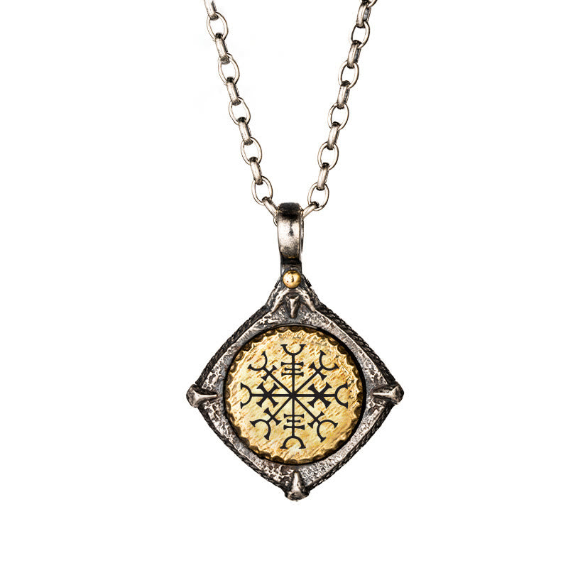 WorldNorse Handcrafted 925 Silver Helm Of Awe Necklace - Lost#Chain - NO THANKS - image 6