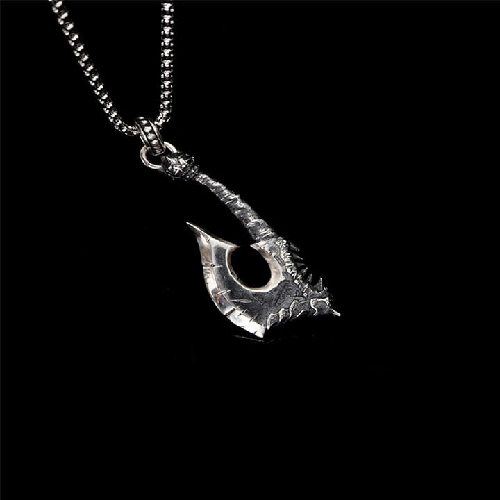 WorldNorse 925 Sterling Silver Viking Axe Gorehowl Necklace - image 6