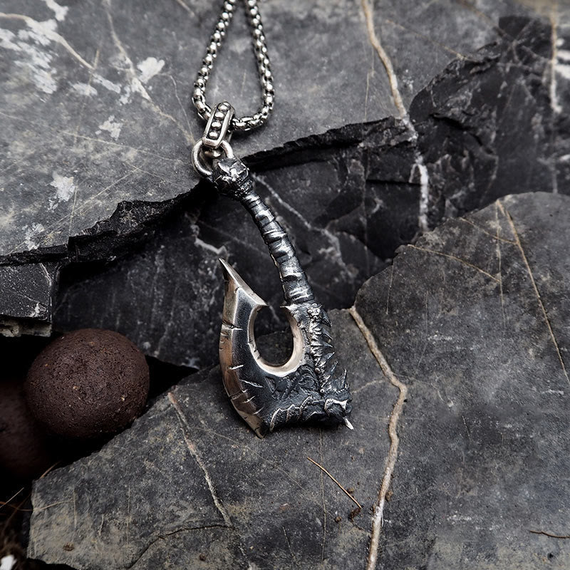 WorldNorse 925 Sterling Silver Viking Axe Gorehowl Necklace - image 7