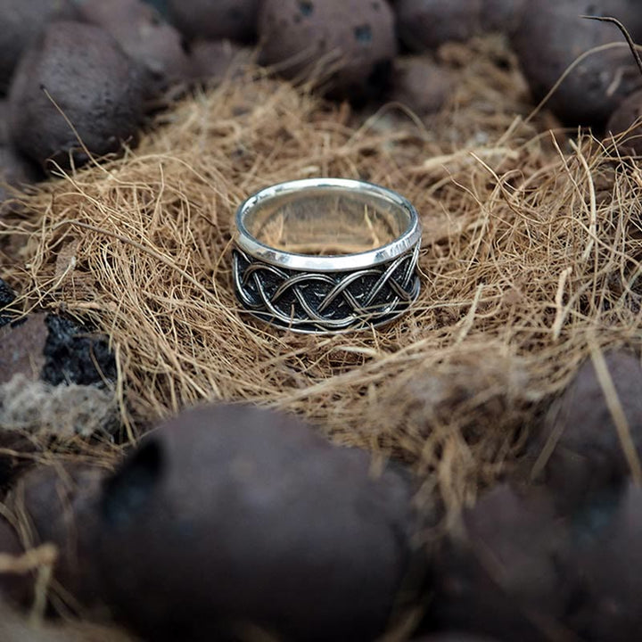 WorldNorse Handcrafted 925 Silver Thorn Crown Ring - image 6