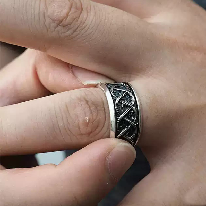 WorldNorse Handcrafted 925 Silver Thorn Crown Ring - image 2