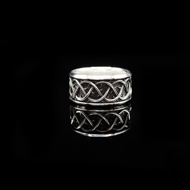 WorldNorse Handcrafted 925 Silver Thorn Crown Ring - US 11 - NO THANKS - image 0