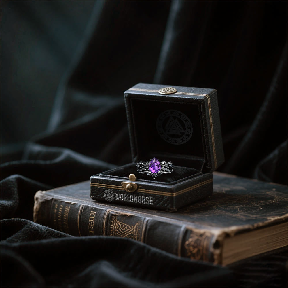 FREE Today: Drop of Yggdrasil Two Piece Ring Set