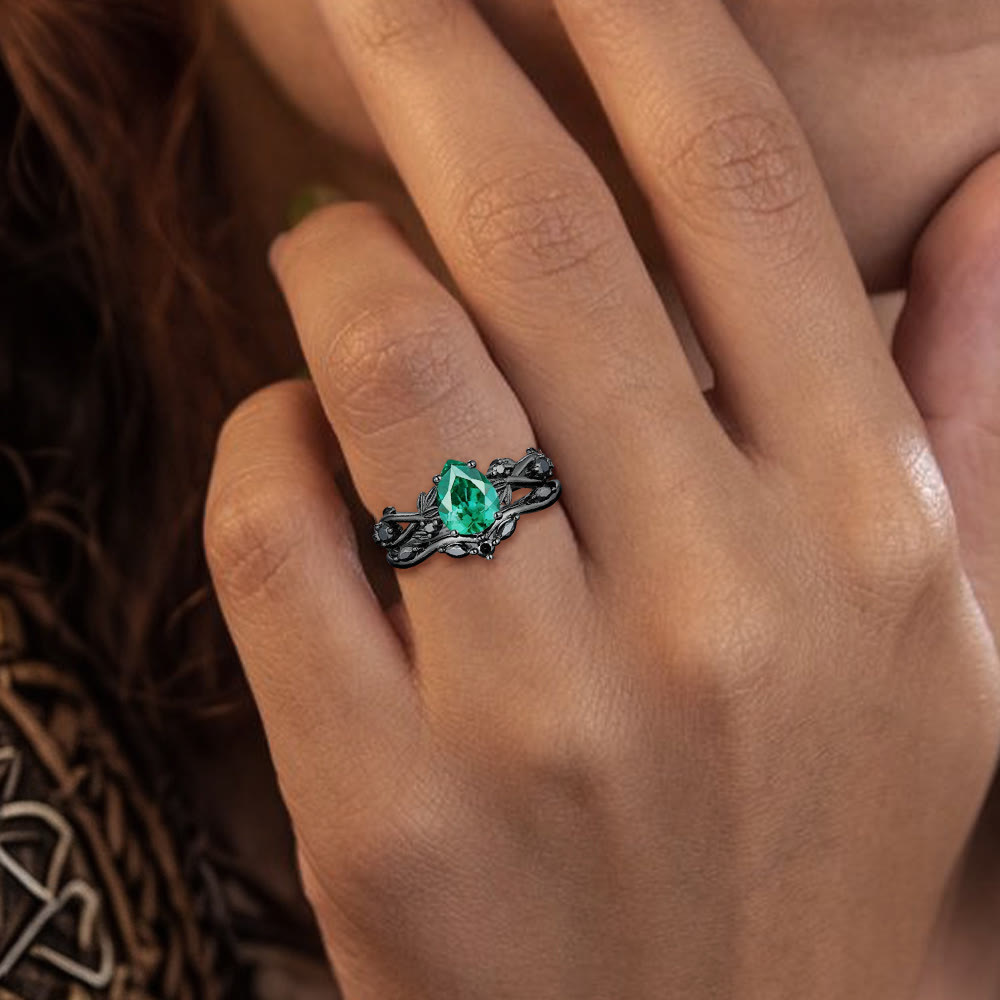 WorldNorse Drop Of Yggdrasil Two Piece Ring Set - image 16