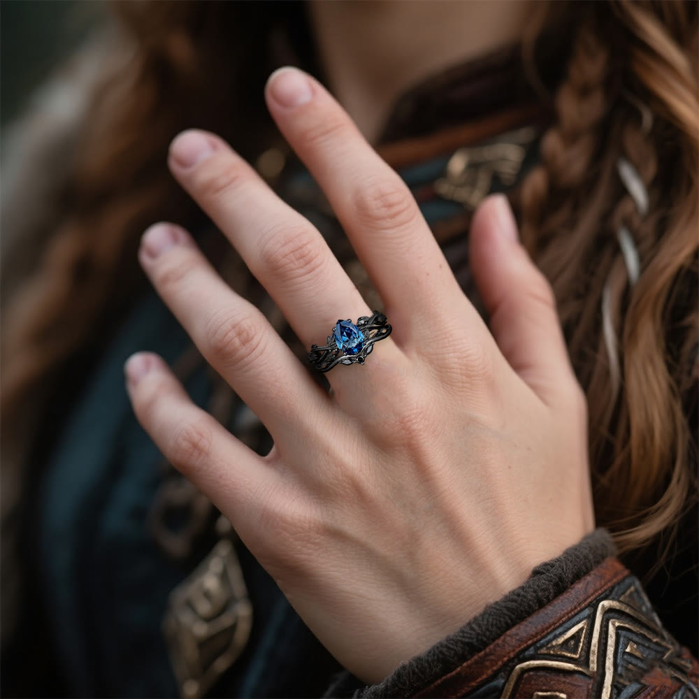 FREE Today: Drop of Yggdrasil Two Piece Ring Set