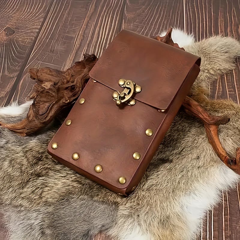 WorldNorse Medieval Belt Pouch Phone Leather Waist Bag - image 5