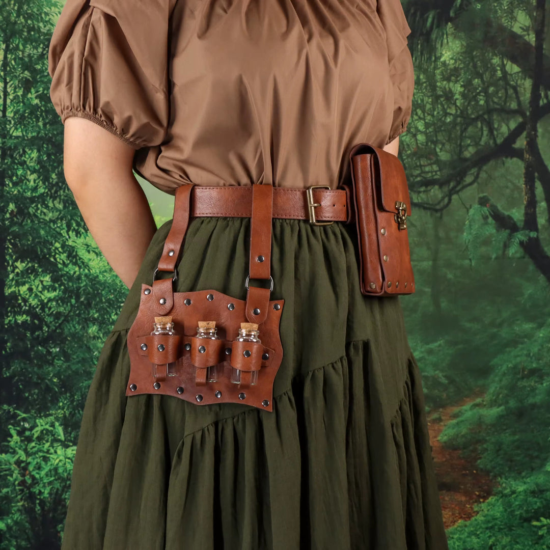 WorldNorse Alchemy Fantasy Potion Belt Pouch Bag - image 3
