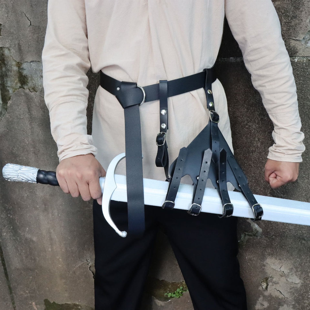 WorldNorse Gothic Pirate Role Play Leathe Sword Belt Sheath - image 4