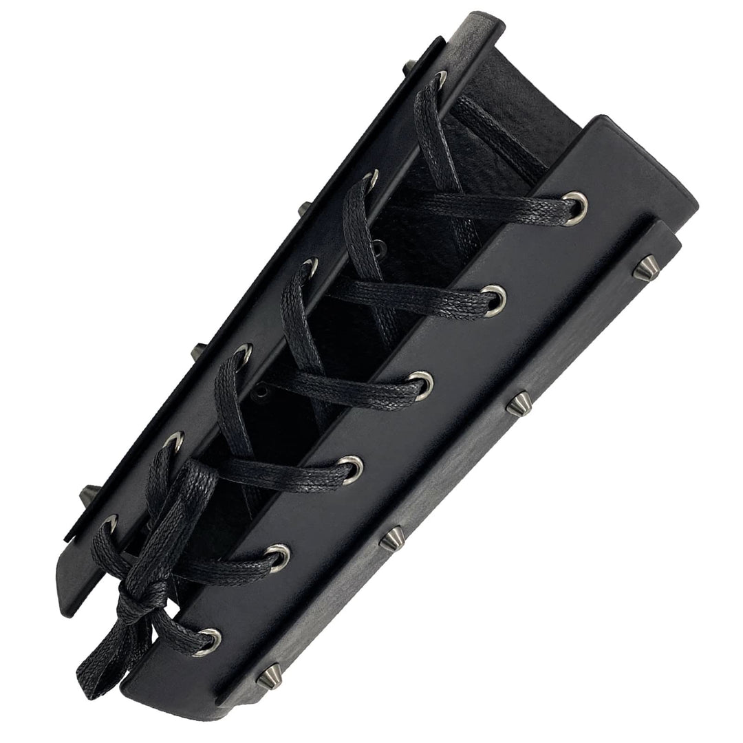 WorldNorse Gothic Rivets Lace Up Arm Bracers - image 12