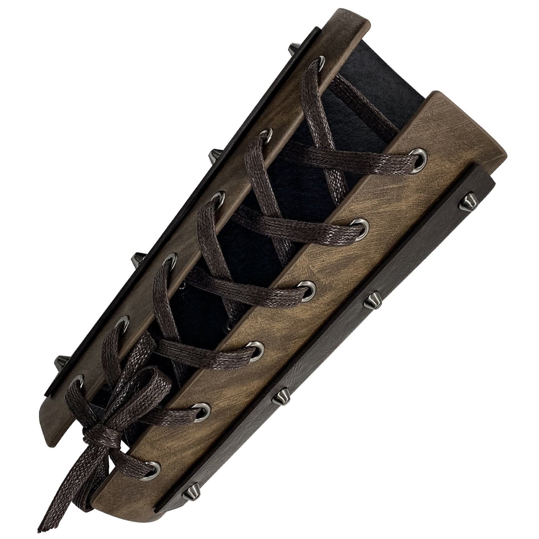WorldNorse Gothic Rivets Lace Up Arm Bracers - image 3