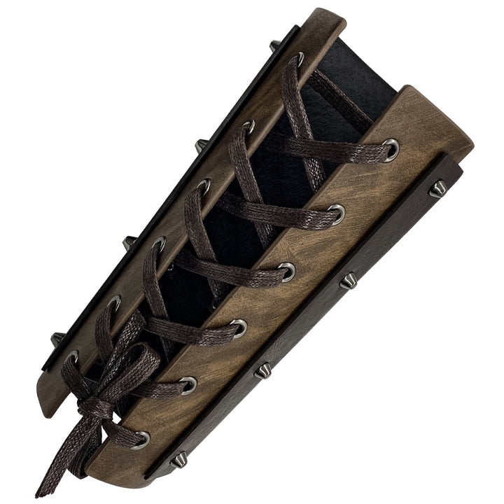 WorldNorse Gothic Rivets Lace Up Arm Bracers - image 3