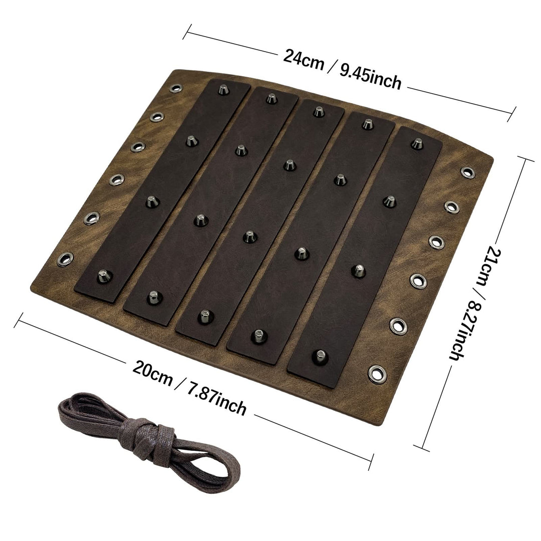 WorldNorse Gothic Rivets Lace Up Arm Bracers - image 5