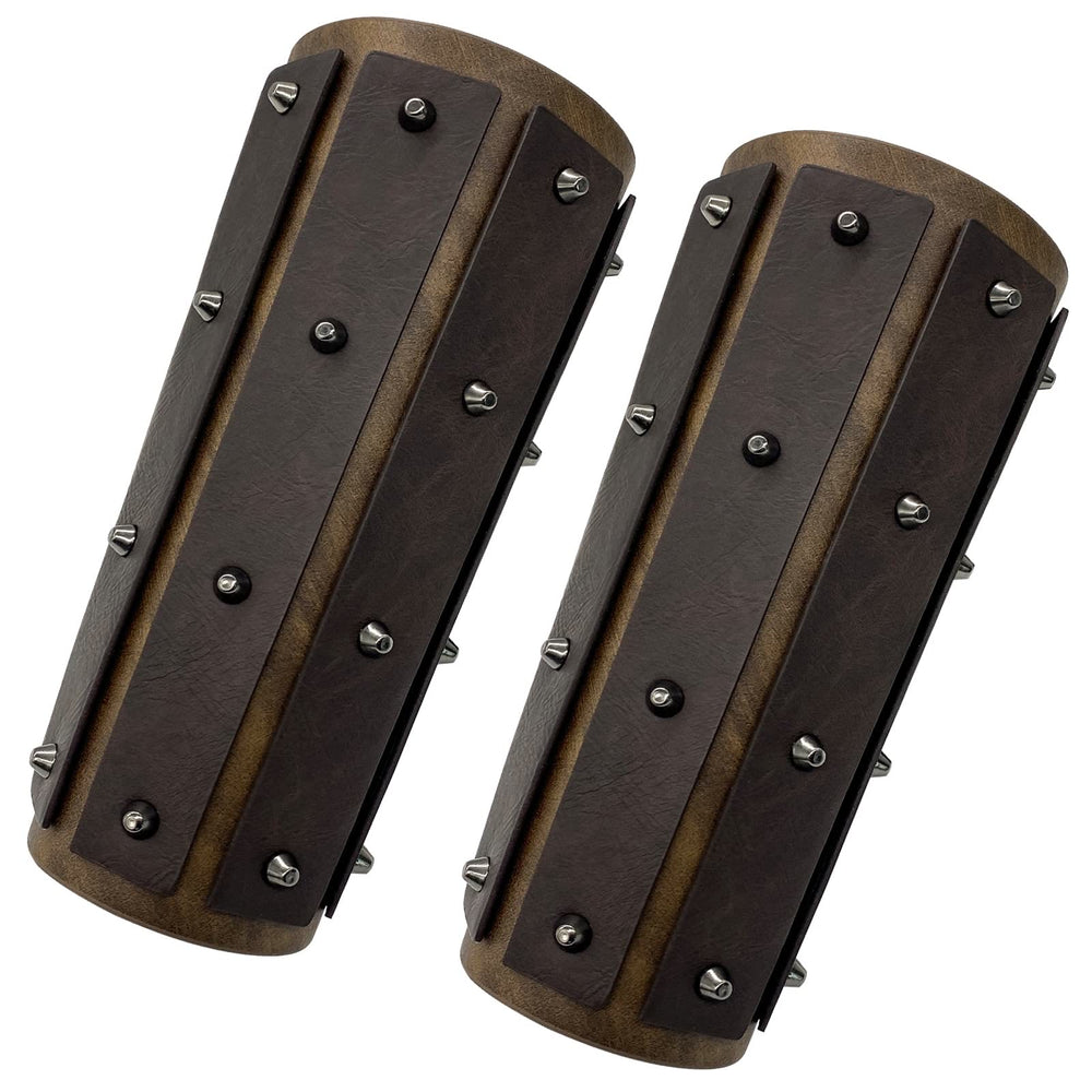 WorldNorse Gothic Rivets Lace Up Arm Bracers - image 2