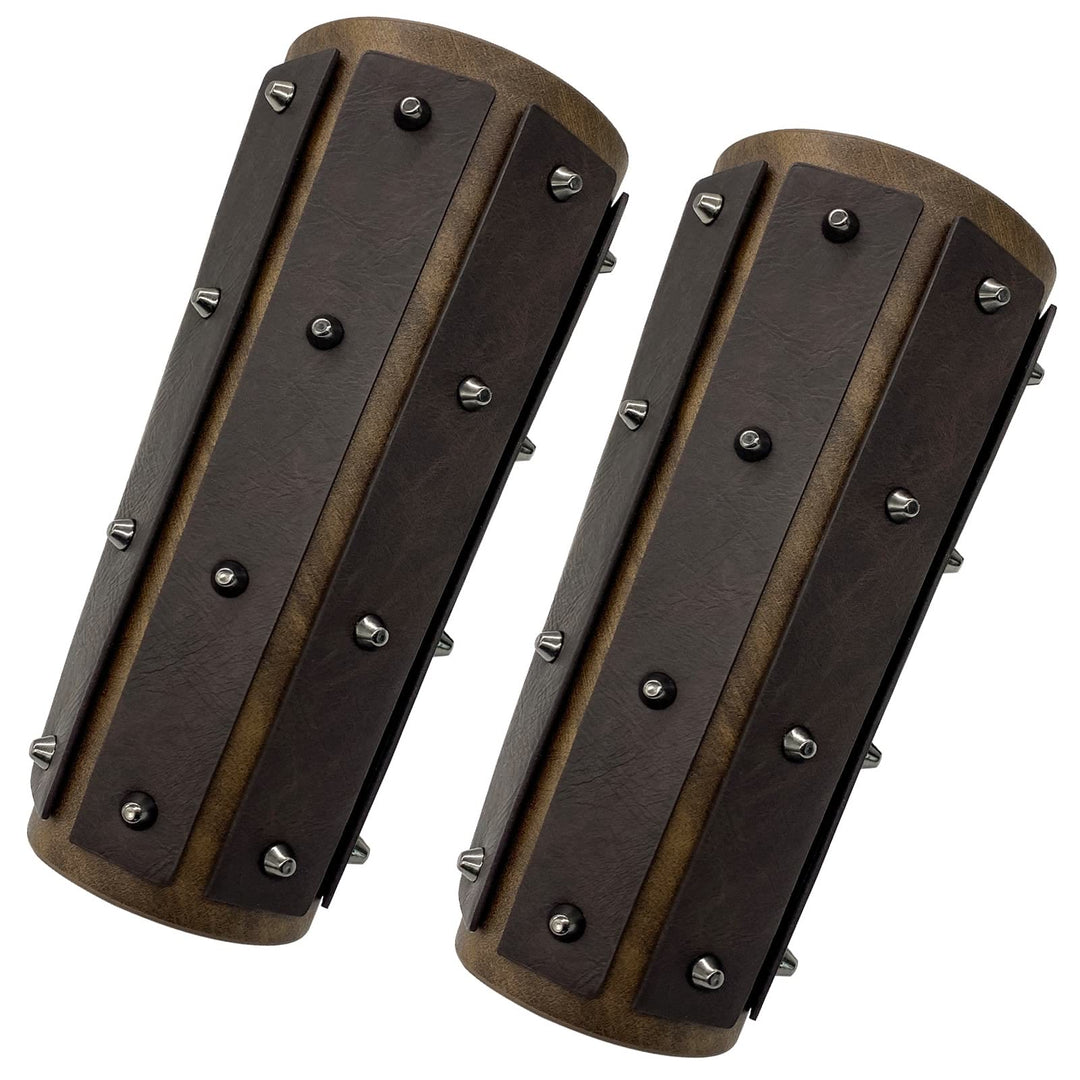 WorldNorse Gothic Rivets Lace Up Arm Bracers - image 2