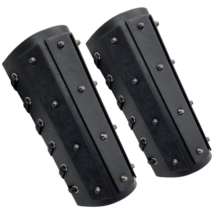 WorldNorse Gothic Rivets Lace Up Arm Bracers - image 15