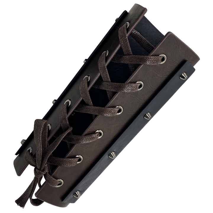 WorldNorse Gothic Rivets Lace Up Arm Bracers - image 10