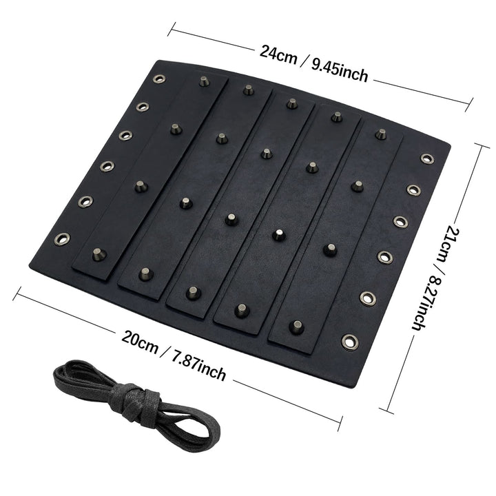 WorldNorse Gothic Rivets Lace Up Arm Bracers - image 18