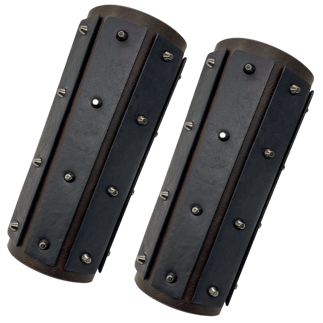 WorldNorse Gothic Rivets Lace Up Arm Bracers - image 8