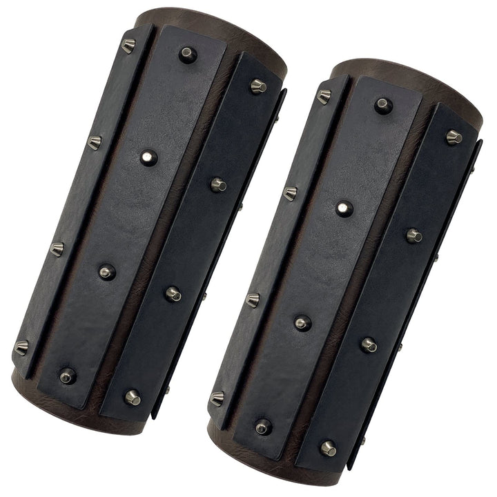 WorldNorse Gothic Rivets Lace Up Arm Bracers - image 9