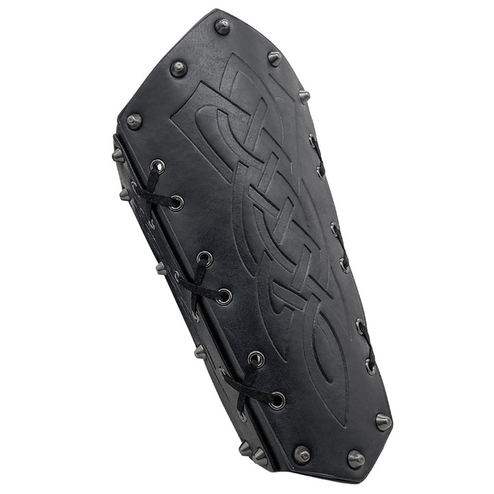 WorldNorse Viking Warrior Bucket Spike Lace Up Arm Bracers - image 10