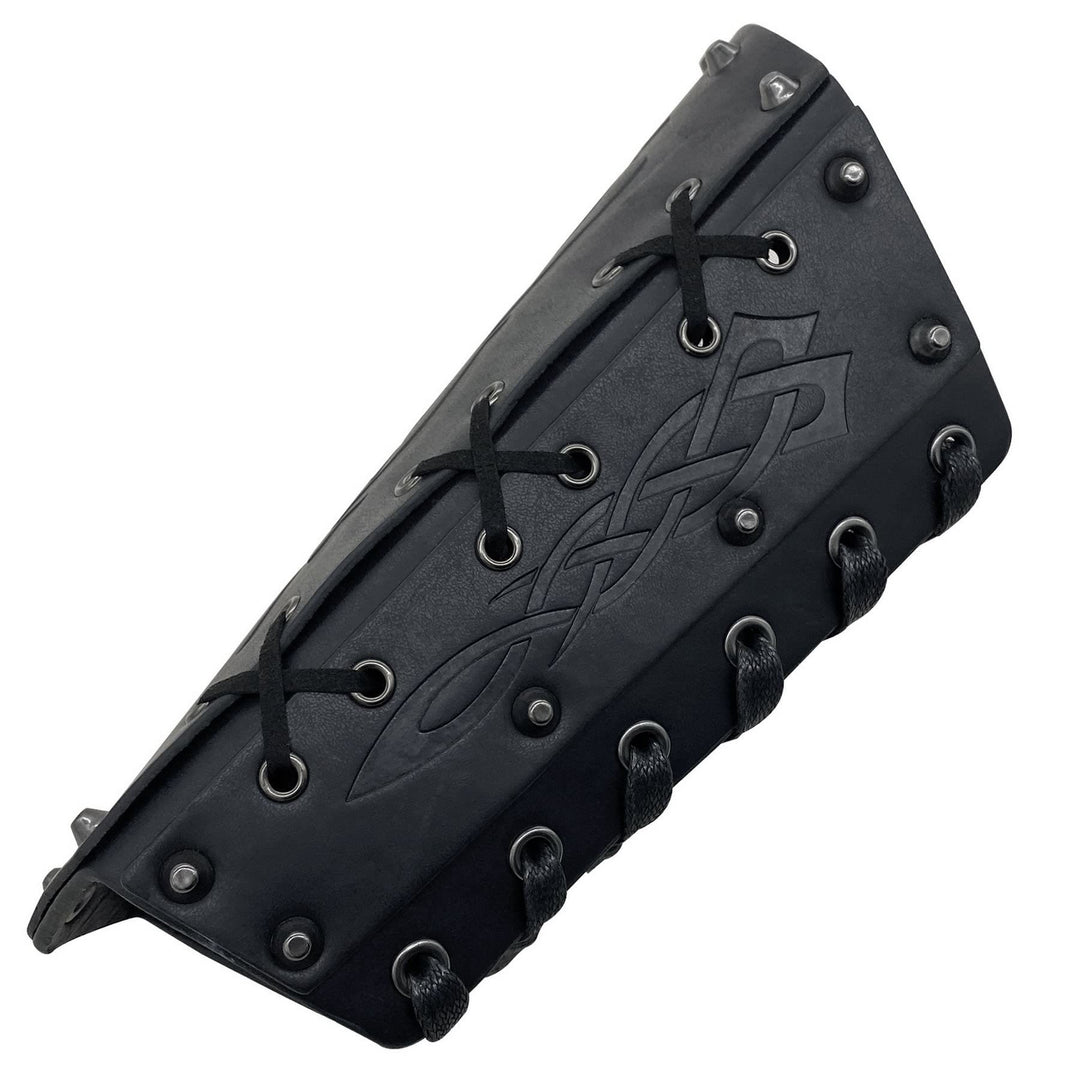 WorldNorse Viking Warrior Bucket Spike Lace Up Arm Bracers - image 5