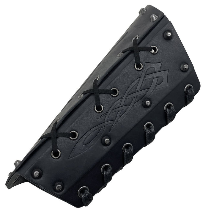WorldNorse Viking Warrior Bucket Spike Lace Up Arm Bracers - image 5