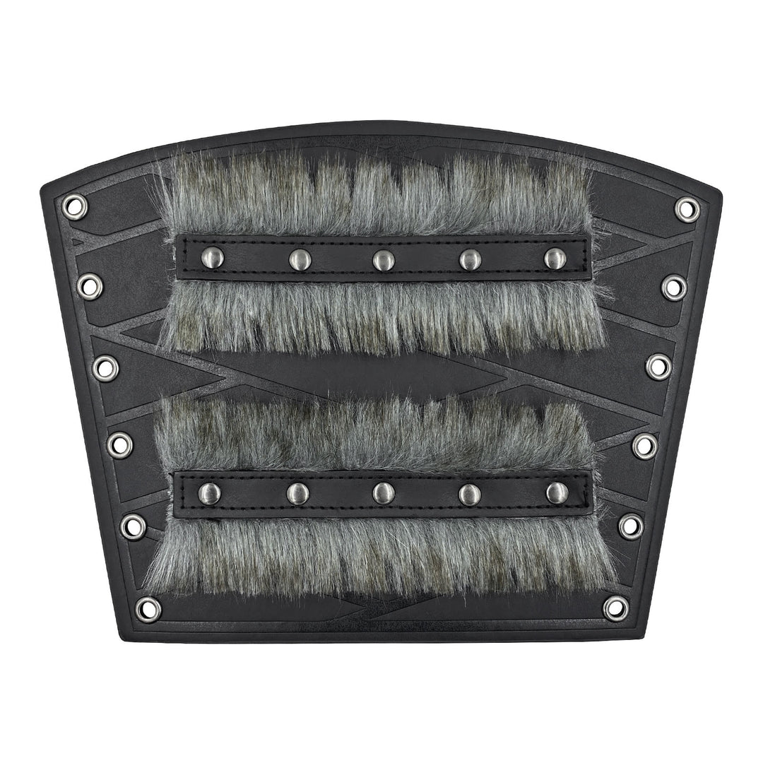 WorldNorse Medieval Knight Double Layer Raw Edge Arm Bracers - image 4