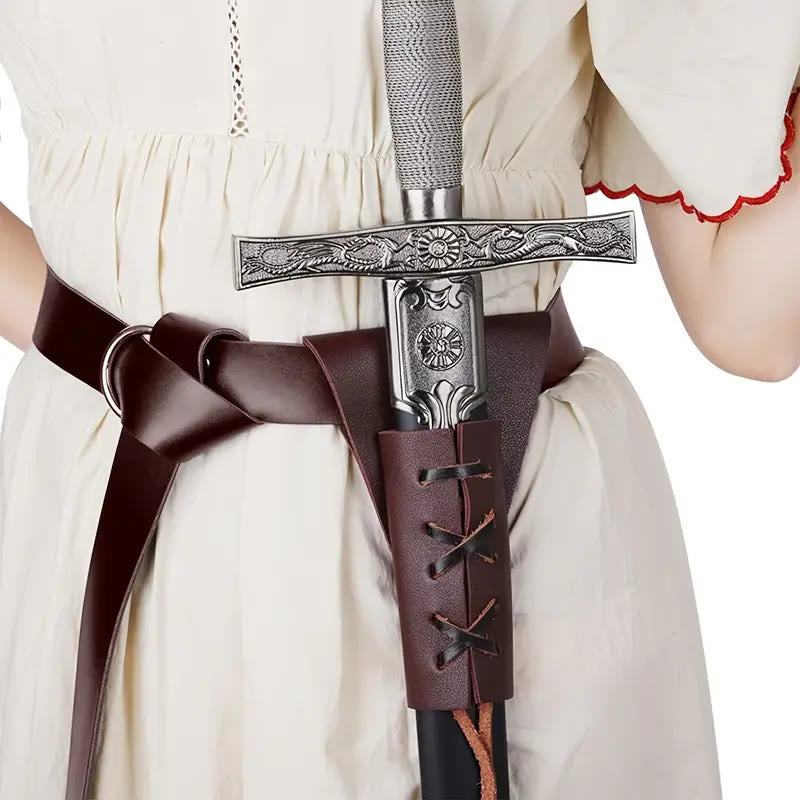 WorldNorse Larp Party Supplies Sword Sheath Belt - Brown - image 1