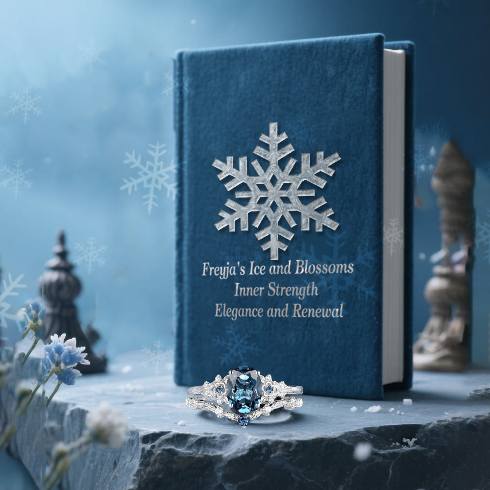 FREE Today: Freyja's Ice and Blossoms Ring Set