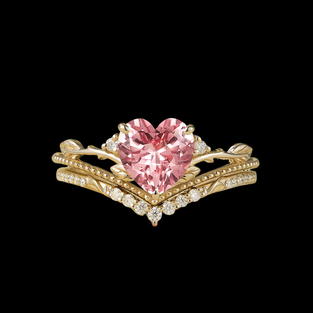 WorldNorse Freya's Heart Leaf Ring - US 10 - image 0