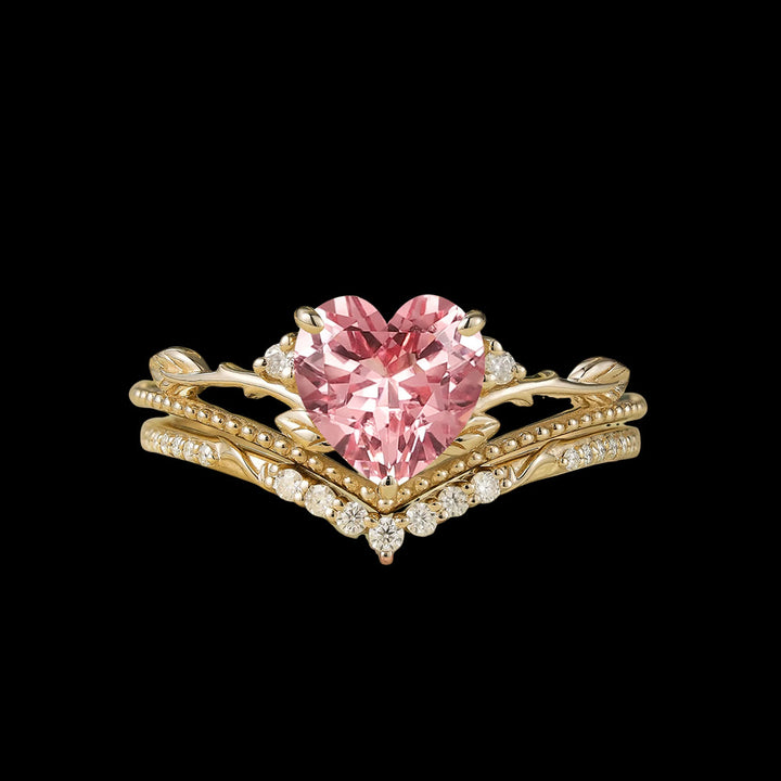 WorldNorse Freya's Heart Leaf Ring - US 10 - image 0