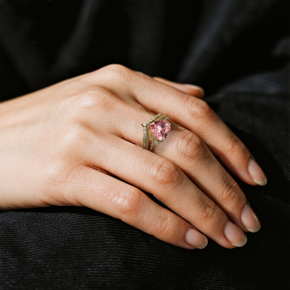 WorldNorse Freya's Heart Leaf Ring - image 1