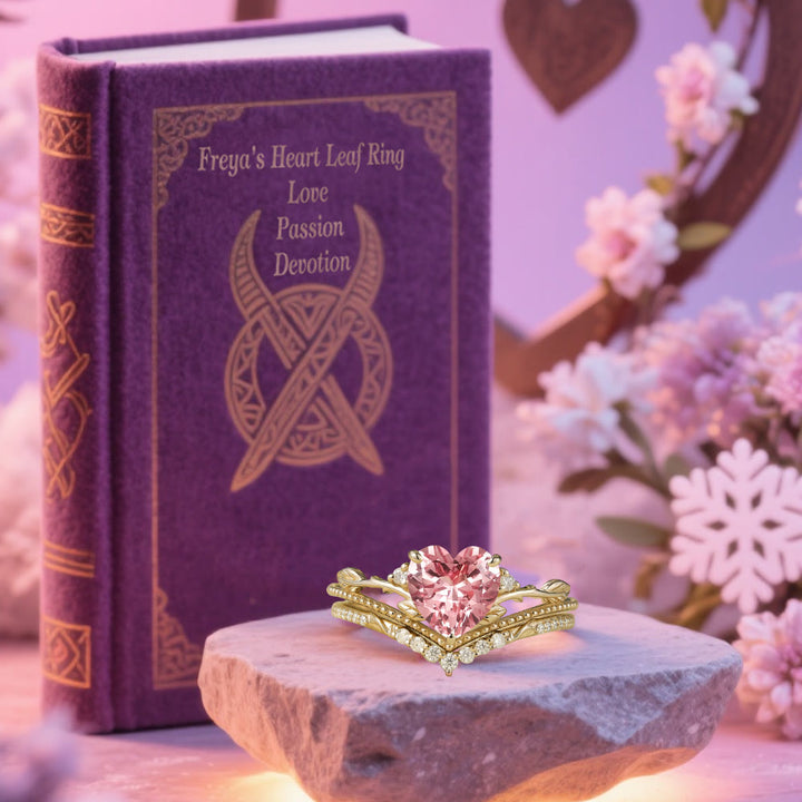 WorldNorse Freya's Heart Leaf Ring - image 3