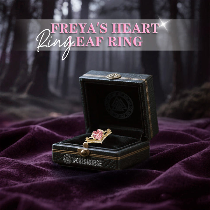 FREE Today: Freya's Heart Leaf Ring