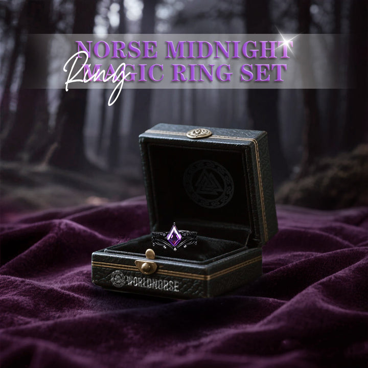 FREE Today: Norse Midnight Magic Ring Set