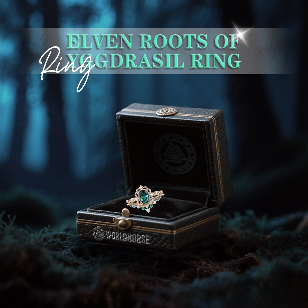 WorldNorse Elven Roots Of Yggdrasil Ring - image 2
