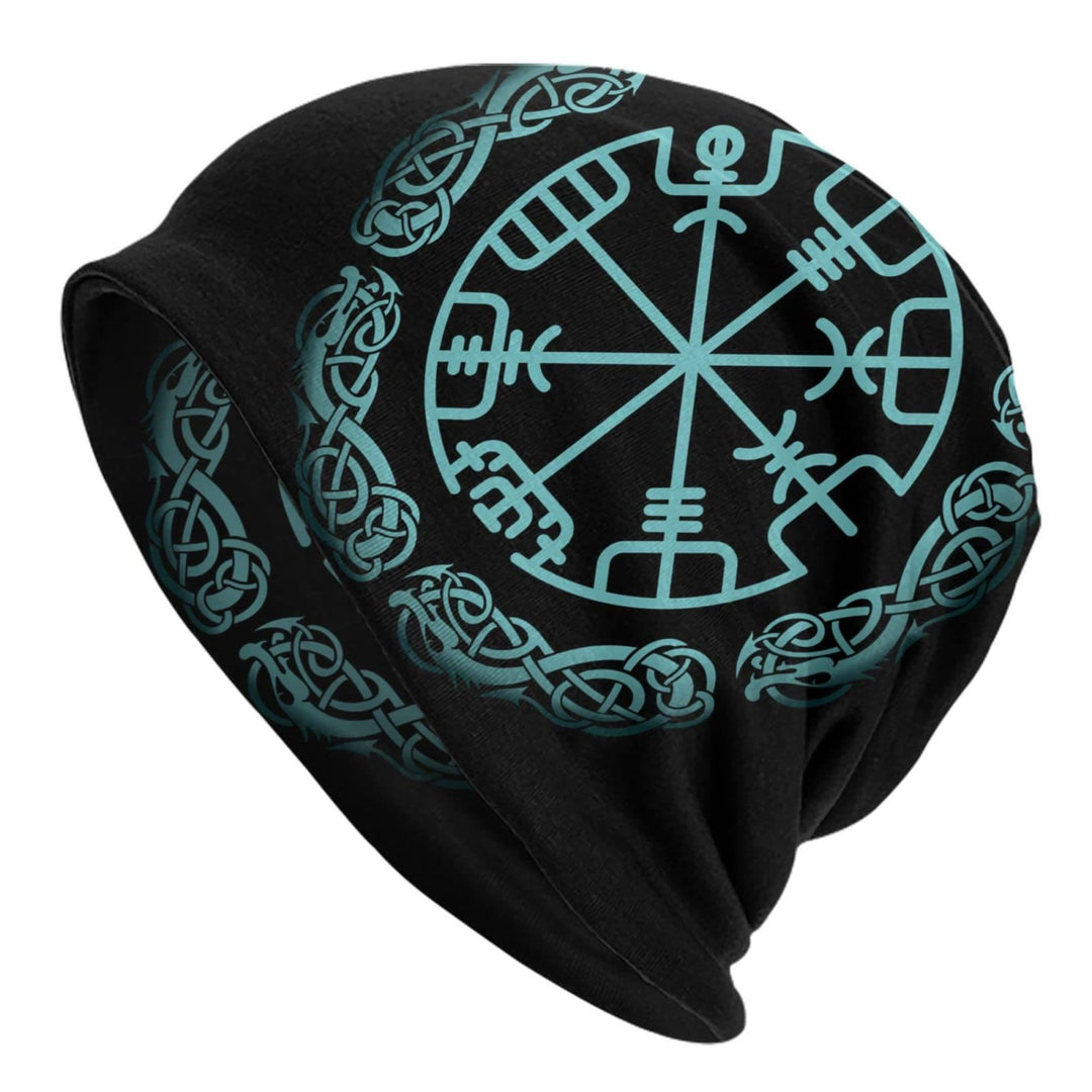 WorldNorse Vegvisir Black Beanie - Vegvisir - image 0
