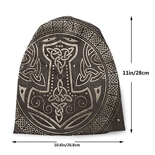 WorldNorse Thor's Hammer Celtic Knot Beanie - image 1