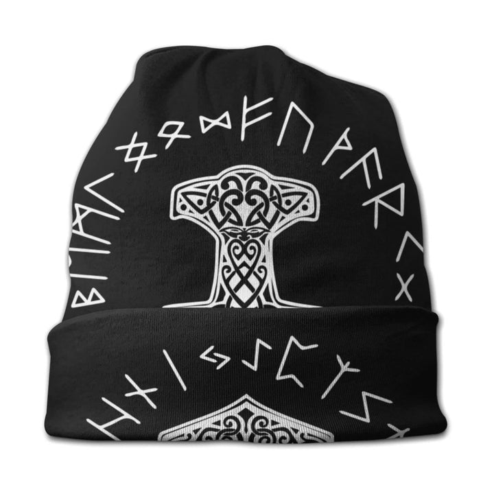 WorldNorse Thor's Hammer Rune Beanie - image 2